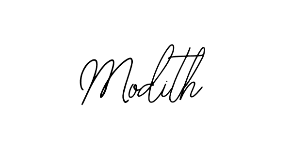 Use a signature maker to create a handwritten signature online. With this signature software, you can design (Bearetta-2O07w) your own signature for name Modith. Modith signature style 12 images and pictures png