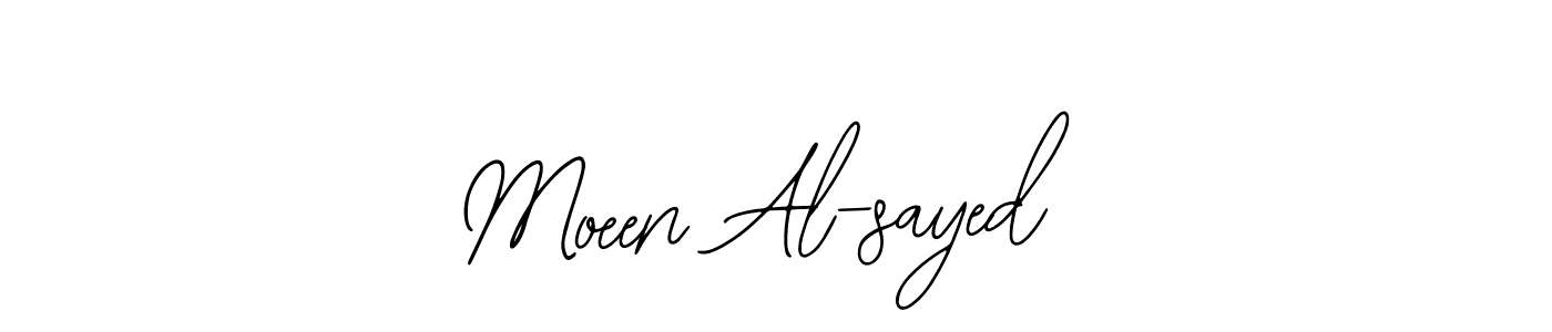 Make a beautiful signature design for name Moeen Al-sayed. With this signature (Bearetta-2O07w) style, you can create a handwritten signature for free. Moeen Al-sayed signature style 12 images and pictures png