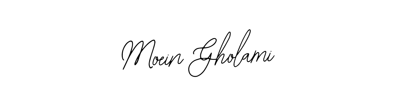 Use a signature maker to create a handwritten signature online. With this signature software, you can design (Bearetta-2O07w) your own signature for name Moein Gholami. Moein Gholami signature style 12 images and pictures png