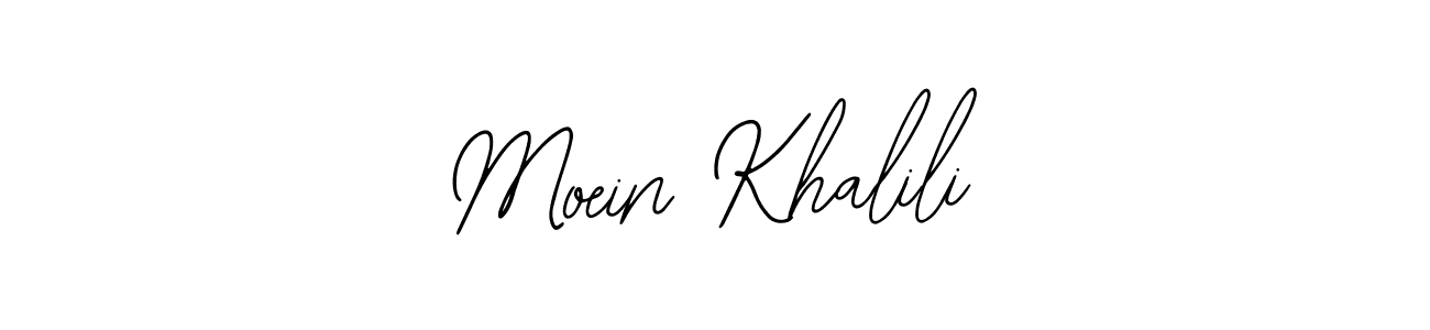 You should practise on your own different ways (Bearetta-2O07w) to write your name (Moein Khalili) in signature. don't let someone else do it for you. Moein Khalili signature style 12 images and pictures png