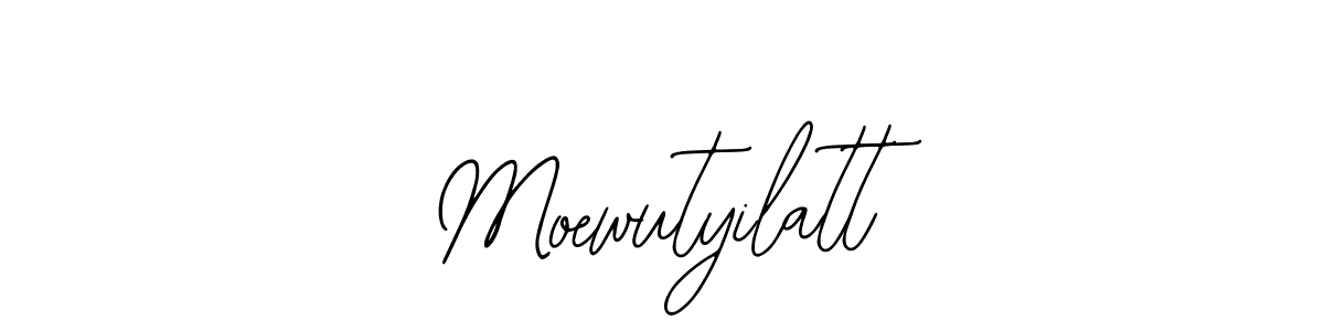 You should practise on your own different ways (Bearetta-2O07w) to write your name (Moewutyilatt) in signature. don't let someone else do it for you. Moewutyilatt signature style 12 images and pictures png