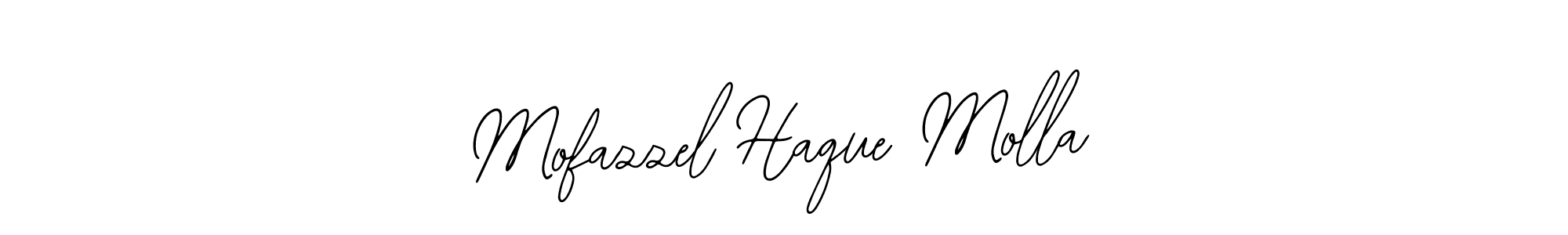 The best way (Bearetta-2O07w) to make a short signature is to pick only two or three words in your name. The name Mofazzel Haque Molla include a total of six letters. For converting this name. Mofazzel Haque Molla signature style 12 images and pictures png