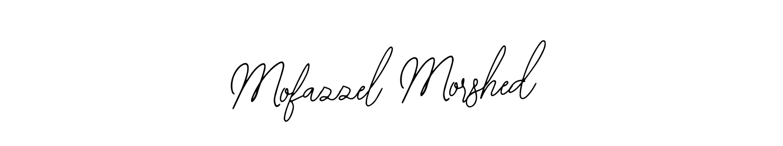 Also we have Mofazzel Morshed name is the best signature style. Create professional handwritten signature collection using Bearetta-2O07w autograph style. Mofazzel Morshed signature style 12 images and pictures png