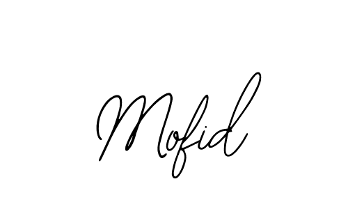 How to make Mofid name signature. Use Bearetta-2O07w style for creating short signs online. This is the latest handwritten sign. Mofid signature style 12 images and pictures png