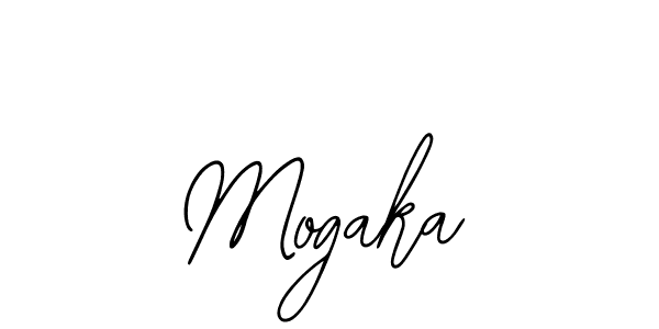 Use a signature maker to create a handwritten signature online. With this signature software, you can design (Bearetta-2O07w) your own signature for name Mogaka. Mogaka signature style 12 images and pictures png