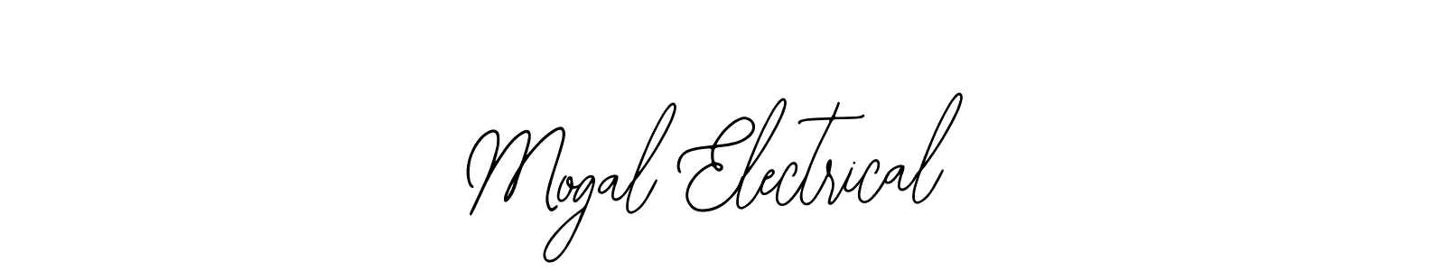 Design your own signature with our free online signature maker. With this signature software, you can create a handwritten (Bearetta-2O07w) signature for name Mogal Electrical. Mogal Electrical signature style 12 images and pictures png