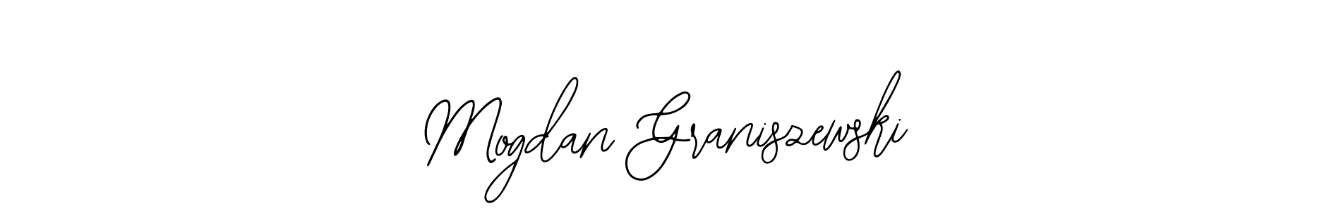 Use a signature maker to create a handwritten signature online. With this signature software, you can design (Bearetta-2O07w) your own signature for name Mogdan Graniszewski. Mogdan Graniszewski signature style 12 images and pictures png