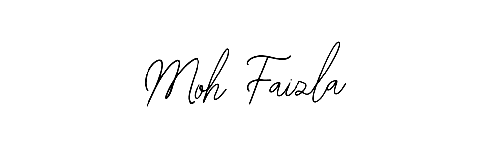 Use a signature maker to create a handwritten signature online. With this signature software, you can design (Bearetta-2O07w) your own signature for name Moh Faizla. Moh Faizla signature style 12 images and pictures png