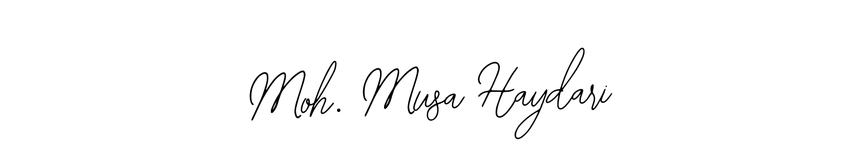 Make a beautiful signature design for name Moh. Musa Haydari. Use this online signature maker to create a handwritten signature for free. Moh. Musa Haydari signature style 12 images and pictures png