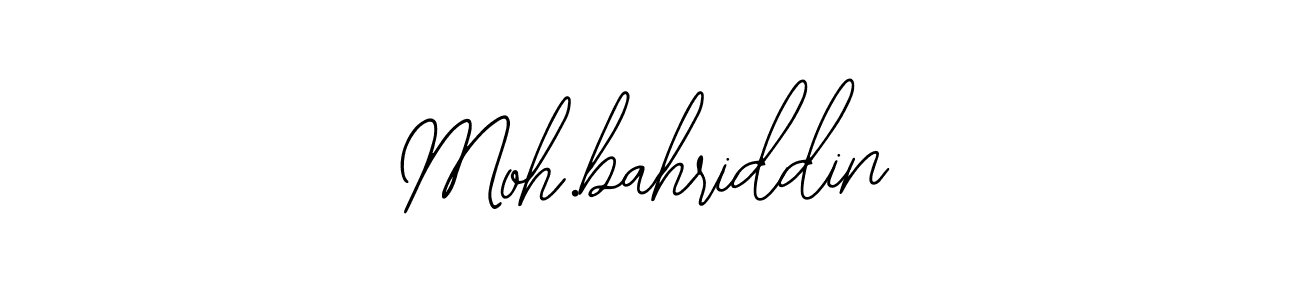 Once you've used our free online signature maker to create your best signature Bearetta-2O07w style, it's time to enjoy all of the benefits that Moh.bahriddin name signing documents. Moh.bahriddin signature style 12 images and pictures png