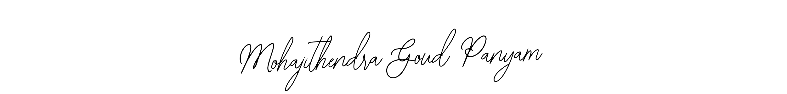 Use a signature maker to create a handwritten signature online. With this signature software, you can design (Bearetta-2O07w) your own signature for name Mohajithendra Goud Panyam. Mohajithendra Goud Panyam signature style 12 images and pictures png