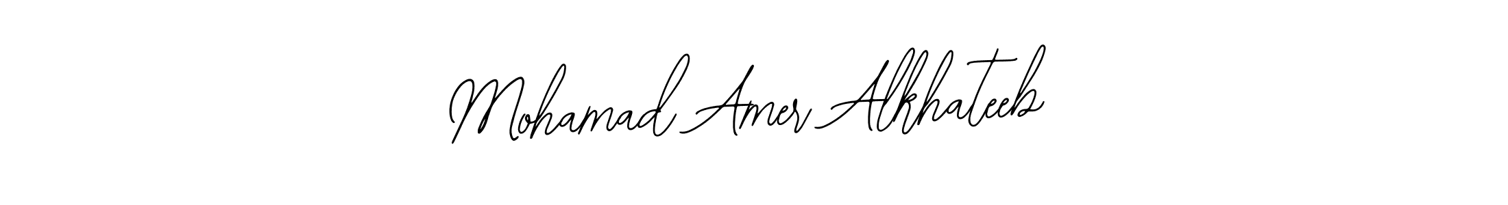 Also You can easily find your signature by using the search form. We will create Mohamad Amer Alkhateeb name handwritten signature images for you free of cost using Bearetta-2O07w sign style. Mohamad Amer Alkhateeb signature style 12 images and pictures png