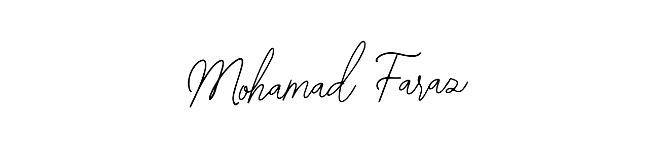 if you are searching for the best signature style for your name Mohamad Faraz. so please give up your signature search. here we have designed multiple signature styles  using Bearetta-2O07w. Mohamad Faraz signature style 12 images and pictures png