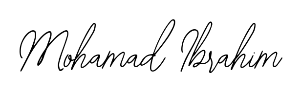 Transform the name Mohamad Ibrahim into a signature masterpiece using Bearetta-2O07w font. Ideal for photographers, artists, and creators looking for watermarks. Mohamad Ibrahim signature style 12 images and pictures png