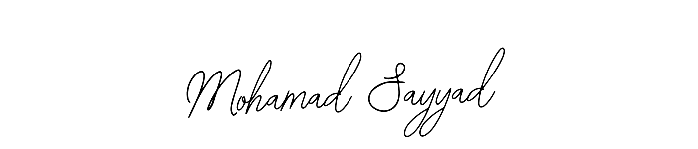 Design your own signature with our free online signature maker. With this signature software, you can create a handwritten (Bearetta-2O07w) signature for name Mohamad Sayyad. Mohamad Sayyad signature style 12 images and pictures png