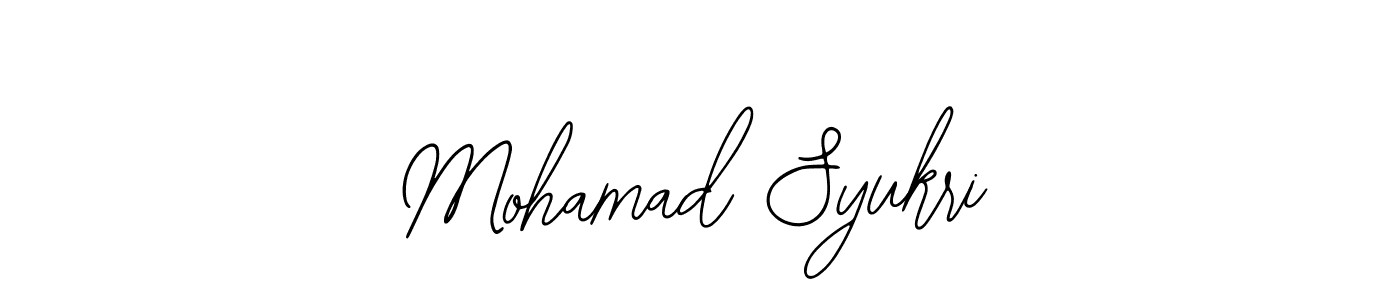 Use a signature maker to create a handwritten signature online. With this signature software, you can design (Bearetta-2O07w) your own signature for name Mohamad Syukri. Mohamad Syukri signature style 12 images and pictures png