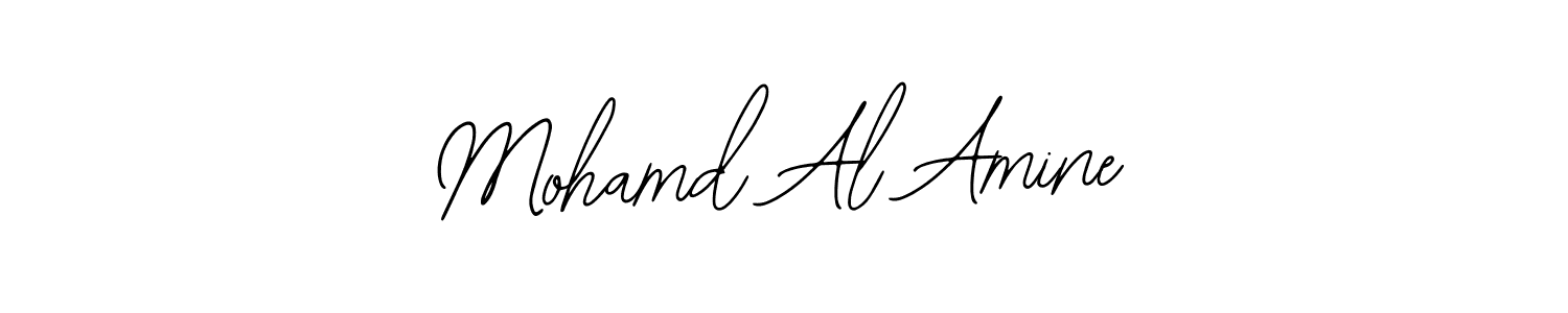 The best way (Bearetta-2O07w) to make a short signature is to pick only two or three words in your name. The name Mohamd Al Amine include a total of six letters. For converting this name. Mohamd Al Amine signature style 12 images and pictures png