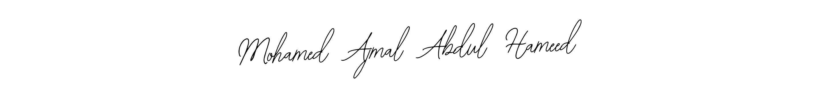 Design your own signature with our free online signature maker. With this signature software, you can create a handwritten (Bearetta-2O07w) signature for name Mohamed  Ajmal  Abdul  Hameed. Mohamed  Ajmal  Abdul  Hameed signature style 12 images and pictures png