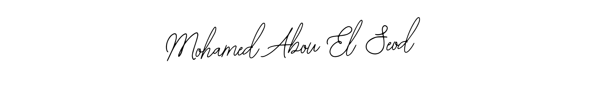 You should practise on your own different ways (Bearetta-2O07w) to write your name (Mohamed Abou El Seod) in signature. don't let someone else do it for you. Mohamed Abou El Seod signature style 12 images and pictures png