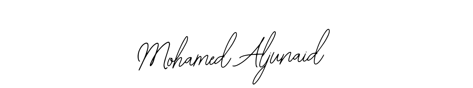 Also You can easily find your signature by using the search form. We will create Mohamed Aljunaid name handwritten signature images for you free of cost using Bearetta-2O07w sign style. Mohamed Aljunaid signature style 12 images and pictures png