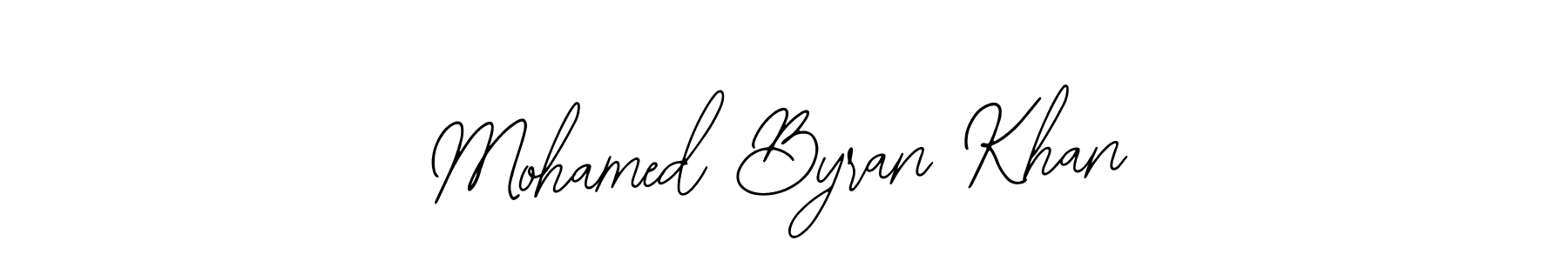 if you are searching for the best signature style for your name Mohamed Byran Khan. so please give up your signature search. here we have designed multiple signature styles  using Bearetta-2O07w. Mohamed Byran Khan signature style 12 images and pictures png