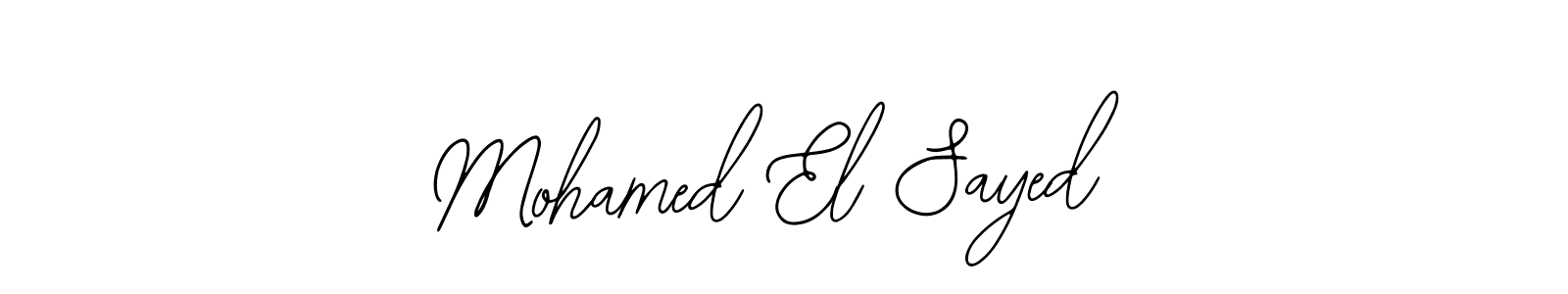 How to make Mohamed El Sayed signature? Bearetta-2O07w is a professional autograph style. Create handwritten signature for Mohamed El Sayed name. Mohamed El Sayed signature style 12 images and pictures png