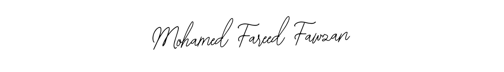 It looks lik you need a new signature style for name Mohamed Fareed Fawzan. Design unique handwritten (Bearetta-2O07w) signature with our free signature maker in just a few clicks. Mohamed Fareed Fawzan signature style 12 images and pictures png