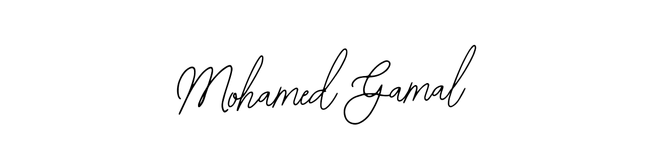 Use a signature maker to create a handwritten signature online. With this signature software, you can design (Bearetta-2O07w) your own signature for name Mohamed Gamal. Mohamed Gamal signature style 12 images and pictures png