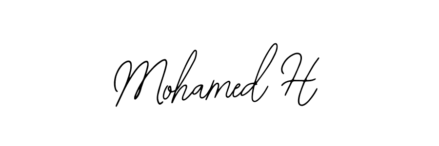 Make a beautiful signature design for name Mohamed H. Use this online signature maker to create a handwritten signature for free. Mohamed H signature style 12 images and pictures png