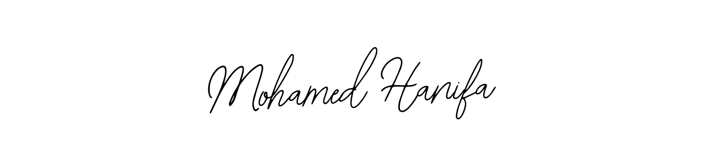 Design your own signature with our free online signature maker. With this signature software, you can create a handwritten (Bearetta-2O07w) signature for name Mohamed Hanifa. Mohamed Hanifa signature style 12 images and pictures png