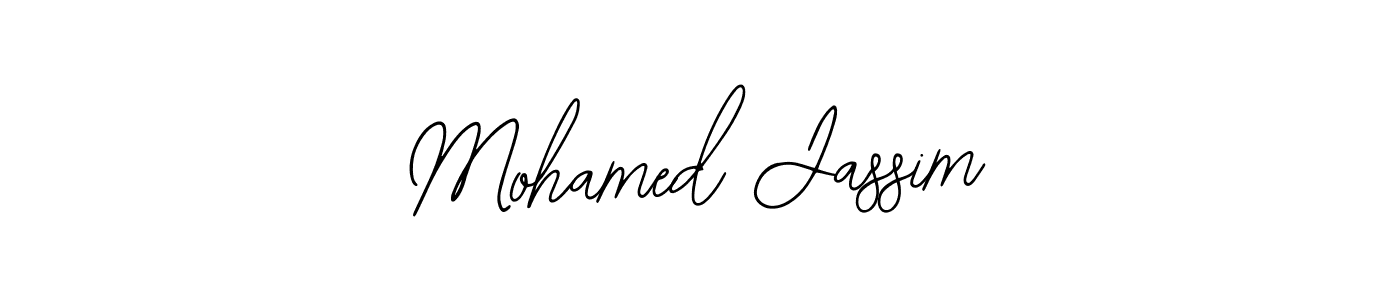 You should practise on your own different ways (Bearetta-2O07w) to write your name (Mohamed Jassim) in signature. don't let someone else do it for you. Mohamed Jassim signature style 12 images and pictures png