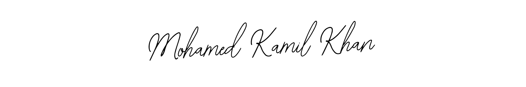 The best way (Bearetta-2O07w) to make a short signature is to pick only two or three words in your name. The name Mohamed Kamil Khan include a total of six letters. For converting this name. Mohamed Kamil Khan signature style 12 images and pictures png
