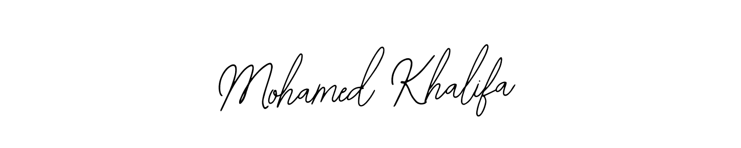 Create a beautiful signature design for name Mohamed Khalifa. With this signature (Bearetta-2O07w) fonts, you can make a handwritten signature for free. Mohamed Khalifa signature style 12 images and pictures png