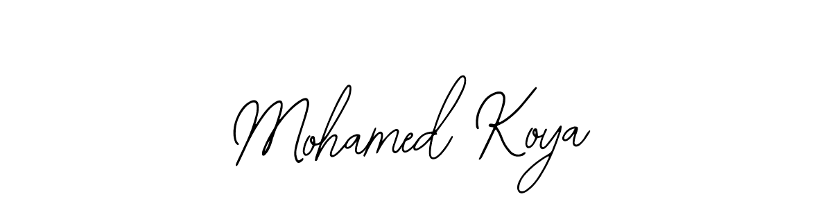 Design your own signature with our free online signature maker. With this signature software, you can create a handwritten (Bearetta-2O07w) signature for name Mohamed Koya. Mohamed Koya signature style 12 images and pictures png