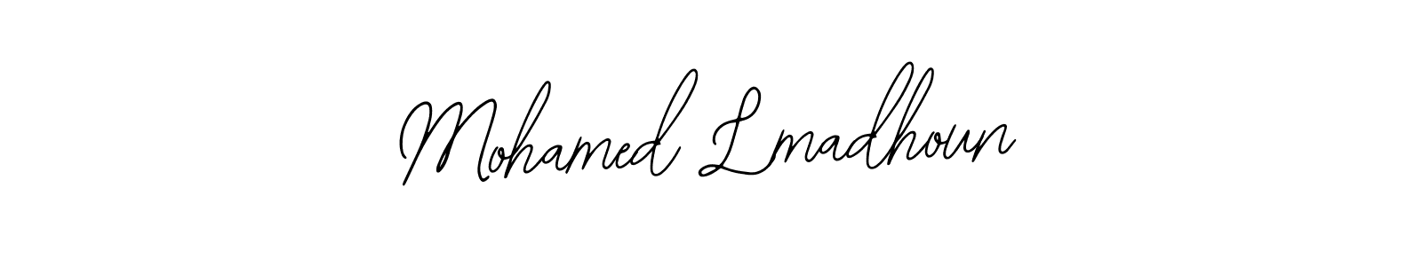 Design your own signature with our free online signature maker. With this signature software, you can create a handwritten (Bearetta-2O07w) signature for name Mohamed Lmadhoun. Mohamed Lmadhoun signature style 12 images and pictures png