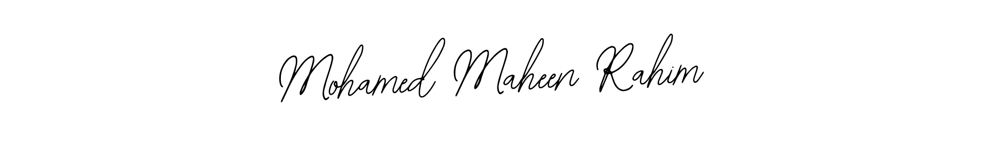 Create a beautiful signature design for name Mohamed Maheen Rahim. With this signature (Bearetta-2O07w) fonts, you can make a handwritten signature for free. Mohamed Maheen Rahim signature style 12 images and pictures png