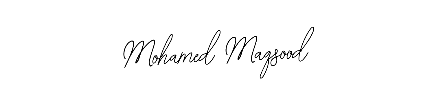 It looks lik you need a new signature style for name Mohamed Maqsood. Design unique handwritten (Bearetta-2O07w) signature with our free signature maker in just a few clicks. Mohamed Maqsood signature style 12 images and pictures png