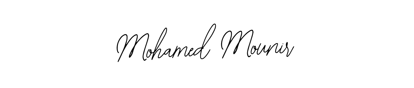 Similarly Bearetta-2O07w is the best handwritten signature design. Signature creator online .You can use it as an online autograph creator for name Mohamed Mounir. Mohamed Mounir signature style 12 images and pictures png