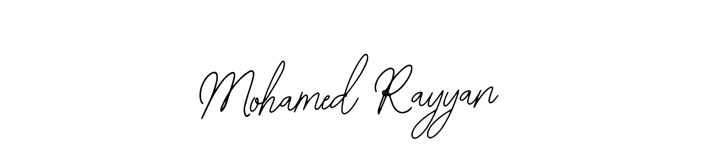 How to make Mohamed Rayyan signature? Bearetta-2O07w is a professional autograph style. Create handwritten signature for Mohamed Rayyan name. Mohamed Rayyan signature style 12 images and pictures png