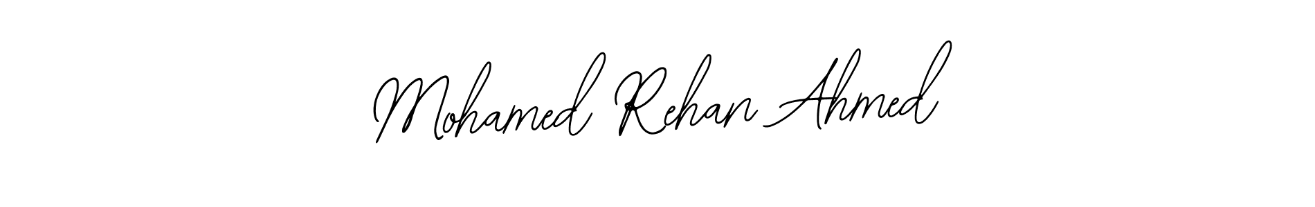 if you are searching for the best signature style for your name Mohamed Rehan Ahmed. so please give up your signature search. here we have designed multiple signature styles  using Bearetta-2O07w. Mohamed Rehan Ahmed signature style 12 images and pictures png