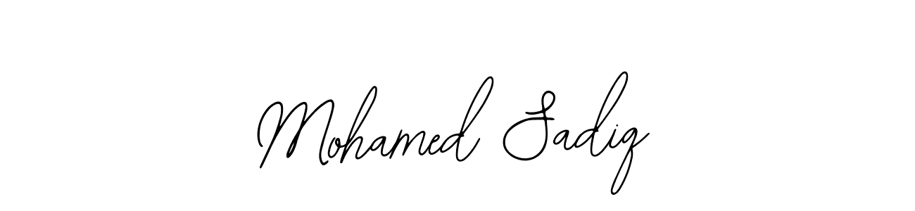 Create a beautiful signature design for name Mohamed Sadiq. With this signature (Bearetta-2O07w) fonts, you can make a handwritten signature for free. Mohamed Sadiq signature style 12 images and pictures png