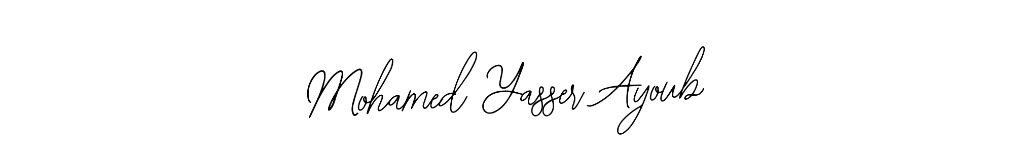 Use a signature maker to create a handwritten signature online. With this signature software, you can design (Bearetta-2O07w) your own signature for name Mohamed Yasser Ayoub. Mohamed Yasser Ayoub signature style 12 images and pictures png