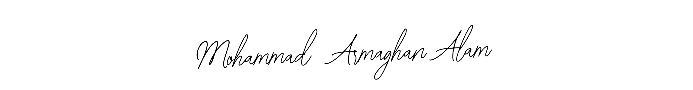 How to make Mohammad  Armaghan Alam name signature. Use Bearetta-2O07w style for creating short signs online. This is the latest handwritten sign. Mohammad  Armaghan Alam signature style 12 images and pictures png