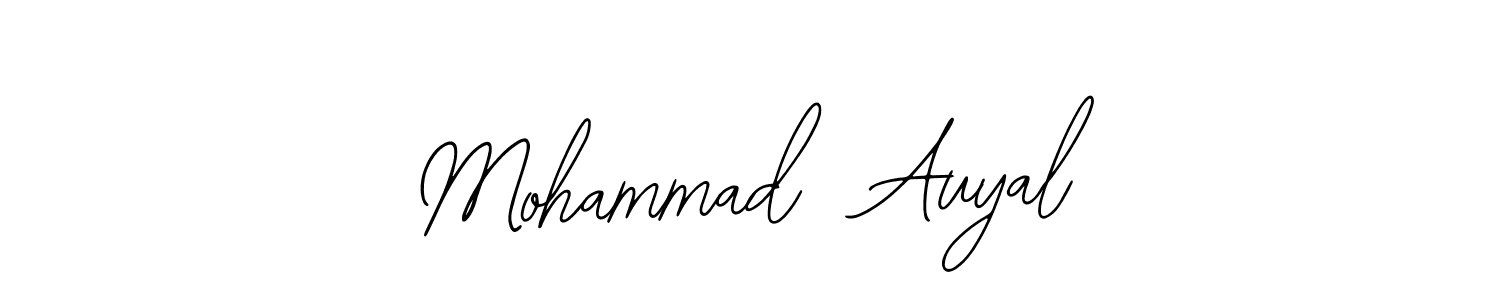 How to make Mohammad  Auyal name signature. Use Bearetta-2O07w style for creating short signs online. This is the latest handwritten sign. Mohammad  Auyal signature style 12 images and pictures png