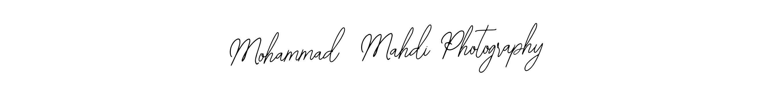 The best way (Bearetta-2O07w) to make a short signature is to pick only two or three words in your name. The name Mohammad  Mahdi Photography include a total of six letters. For converting this name. Mohammad  Mahdi Photography signature style 12 images and pictures png