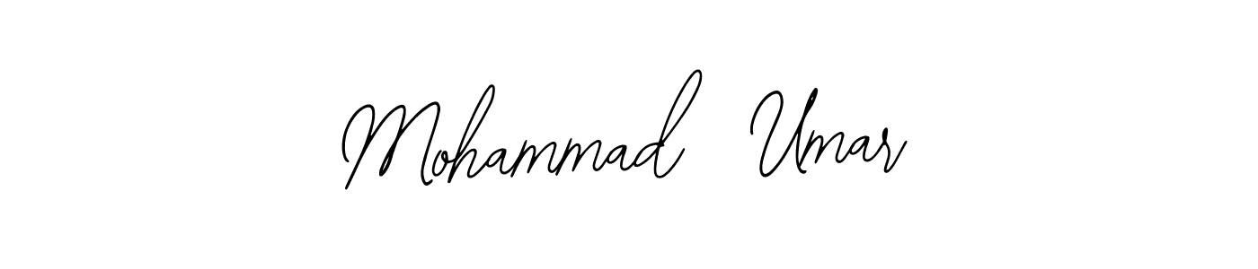 How to make Mohammad  Umar name signature. Use Bearetta-2O07w style for creating short signs online. This is the latest handwritten sign. Mohammad  Umar signature style 12 images and pictures png