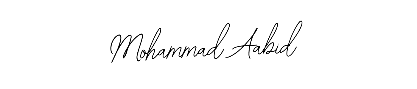 Use a signature maker to create a handwritten signature online. With this signature software, you can design (Bearetta-2O07w) your own signature for name Mohammad Aabid. Mohammad Aabid signature style 12 images and pictures png