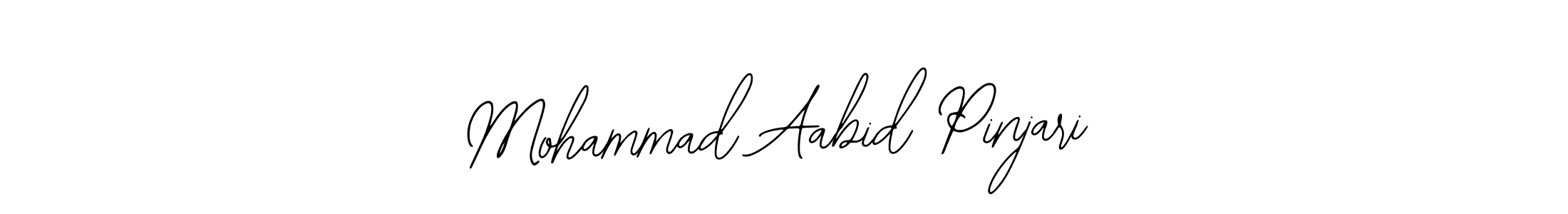 You should practise on your own different ways (Bearetta-2O07w) to write your name (Mohammad Aabid Pinjari) in signature. don't let someone else do it for you. Mohammad Aabid Pinjari signature style 12 images and pictures png