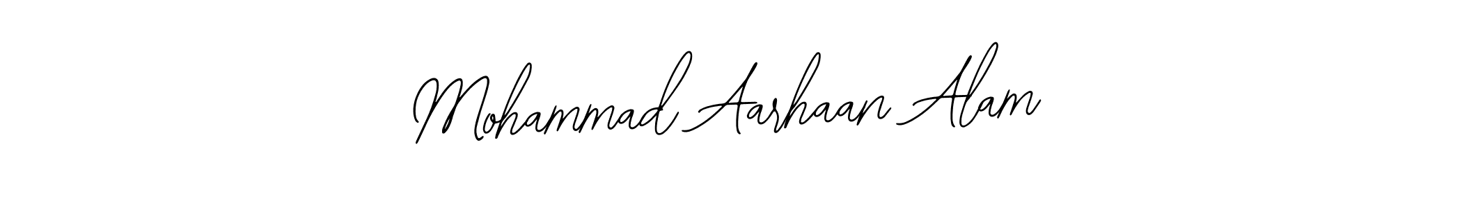 Mohammad Aarhaan Alam stylish signature style. Best Handwritten Sign (Bearetta-2O07w) for my name. Handwritten Signature Collection Ideas for my name Mohammad Aarhaan Alam. Mohammad Aarhaan Alam signature style 12 images and pictures png