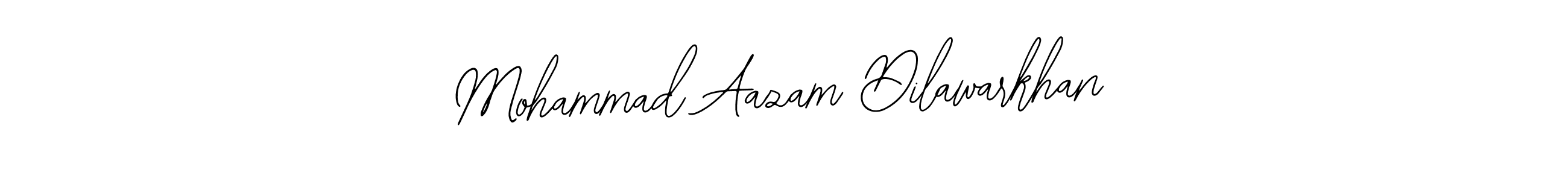 Mohammad Aazam Dilawarkhan stylish signature style. Best Handwritten Sign (Bearetta-2O07w) for my name. Handwritten Signature Collection Ideas for my name Mohammad Aazam Dilawarkhan. Mohammad Aazam Dilawarkhan signature style 12 images and pictures png